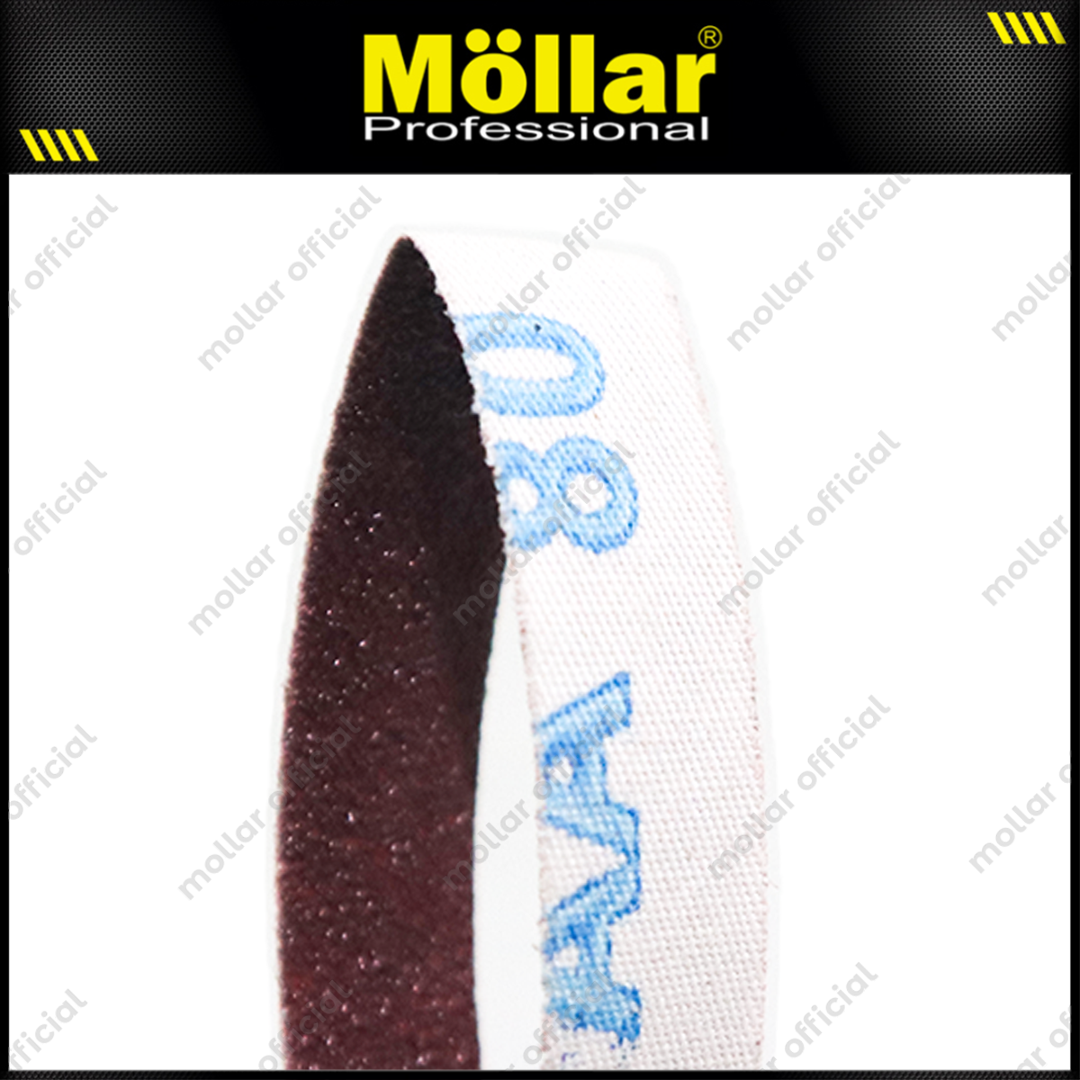 MOLLAR Grit 80 Mata Amplas Sabuk Adaptor Belt Sander Gerinda - 10 pcs