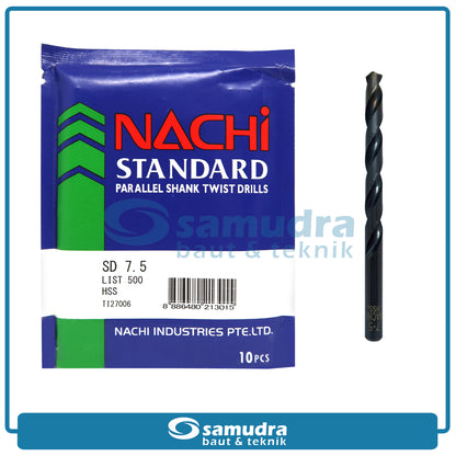 NACHI D500 Mata Bor Besi HSS 7.5 mm