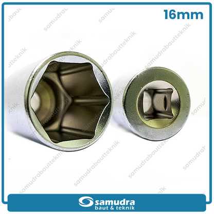 LIPPRO 3101M-16 Mata Sok 1/2" 6PT 16 mm