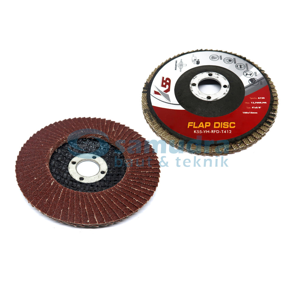K55 K55-YH-RFD-T412 Amplas Susun No. 120 / Flap Disc