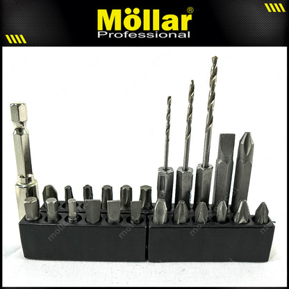 MOLLAR CDS014 Mesin Obeng Baterai 4.8V Aksesoris Set / Cordless Screwdriver