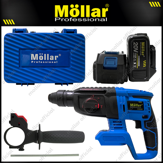 MOLLAR CHD20826 Mesin Bor Bobok SDS Plus Baterai 20V / Cordless Rotary Hammer