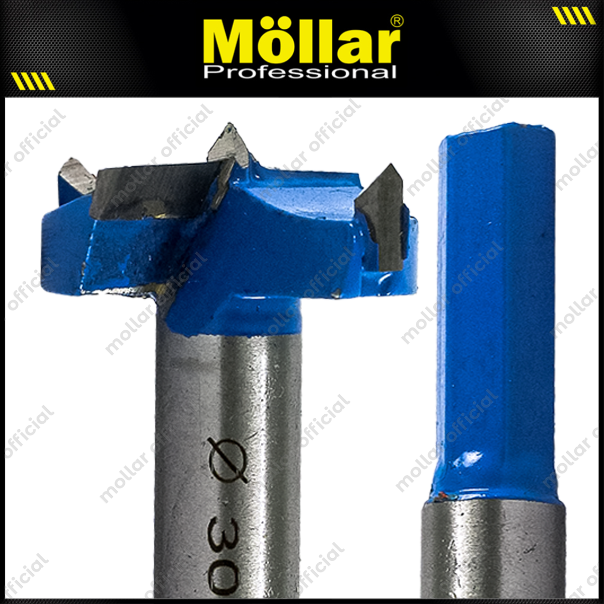 BISON D80981 Mata Bor Kayu Engsel Sendok 30 mm / Forstner Bit