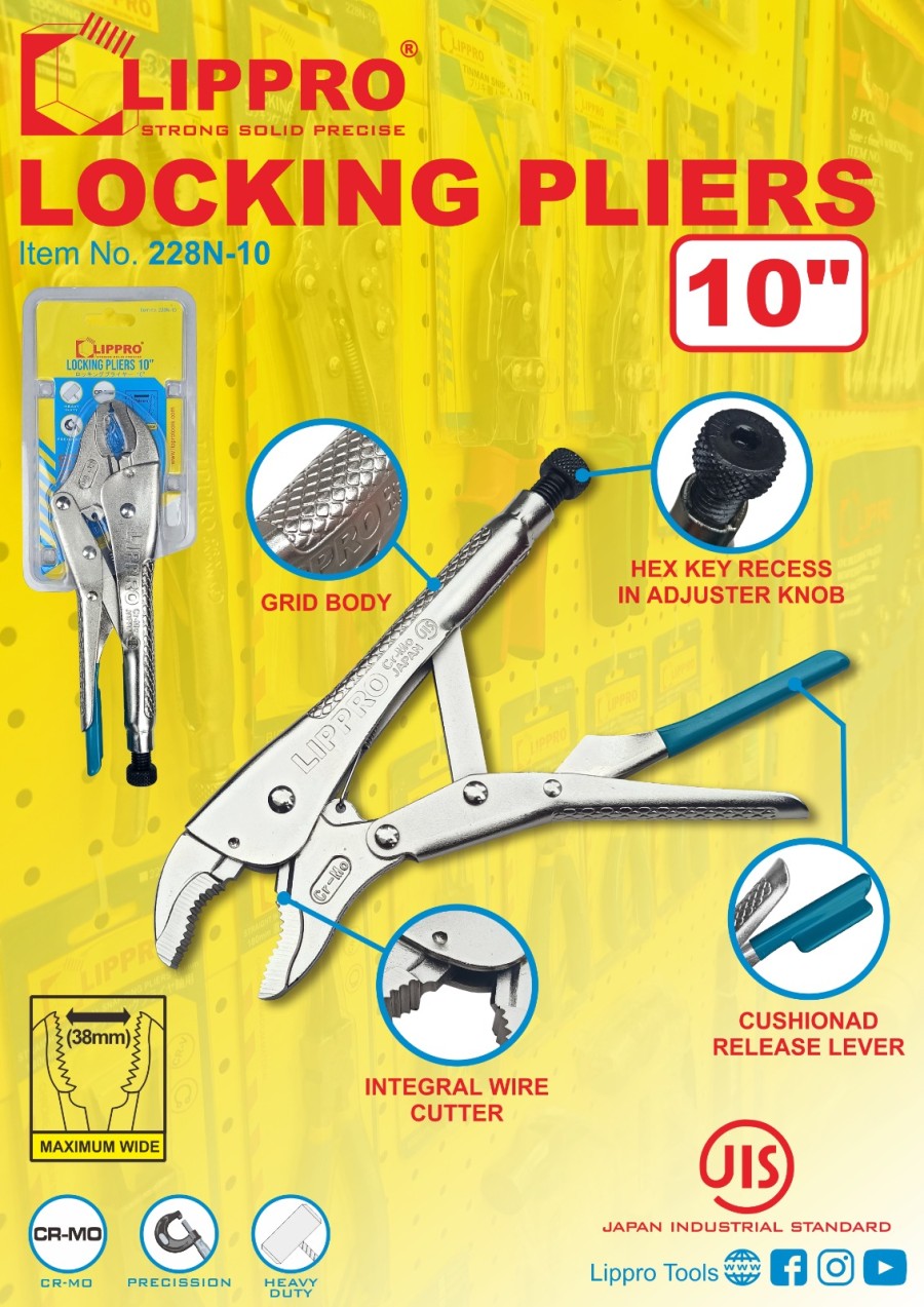 LIPPRO 228N-10 Tang Buaya 10"