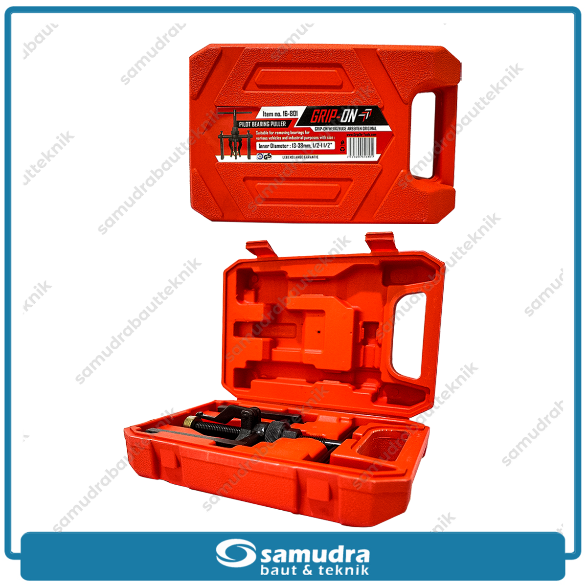 GRIPON 16-801 Treker Lepas Bearing Dalam / Pilot Bearing Puller 13-38 mm