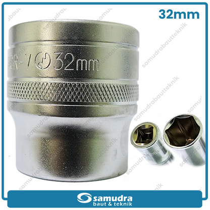 LIPPRO 3101M-32 Mata Sok 1/2" 6PT 32 mm