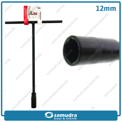 K55 ER-THS-12 Kunci Sok T Hitam 12 mm