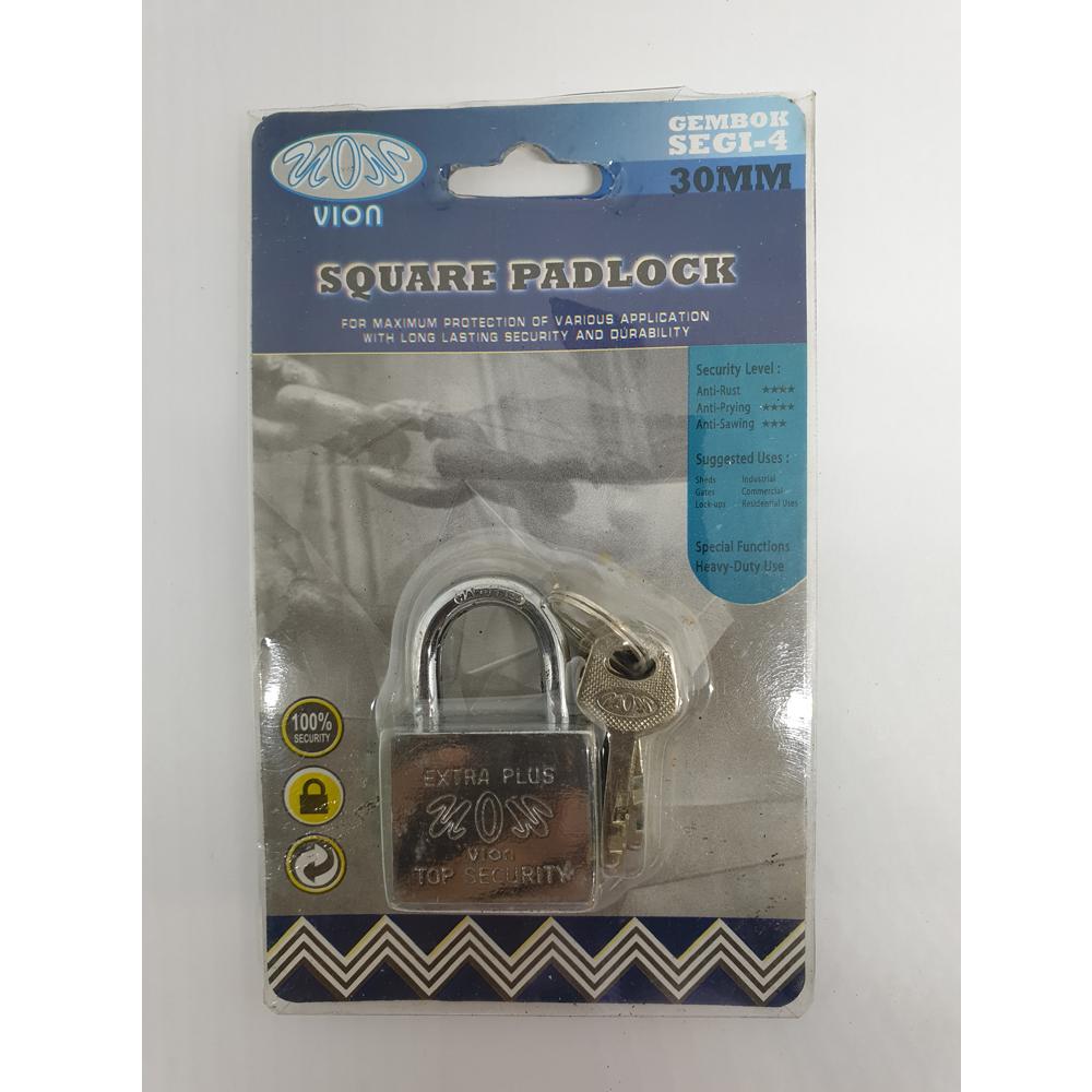 VION Gembok 30 mm Short / Gembok Leher Pendek