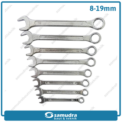 DIAMOND-GC Kunci Ring Pas Set 8 pcs (8-19 mm)