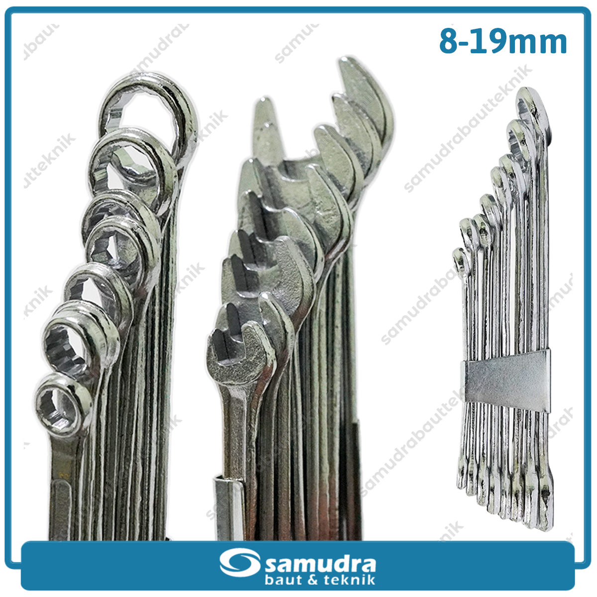 DIAMOND-GC Kunci Ring Pas Set 8 pcs (8-19 mm)