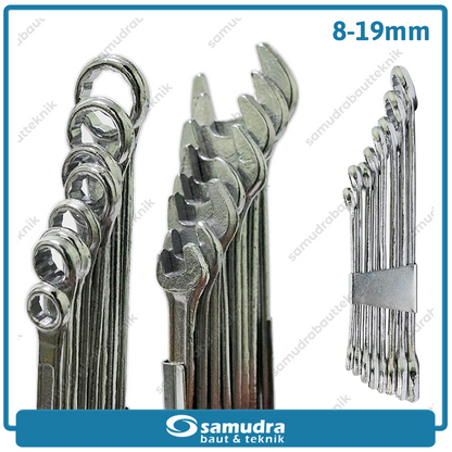 DIAMOND-GC Kunci Ring Pas Set 8 pcs (8-19 mm)