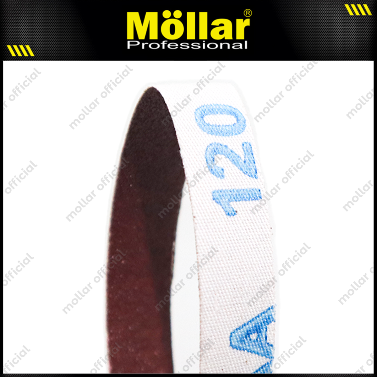 MOLLAR Mata Amplas Belt Sander Mesin Gerinda Susun No. 120