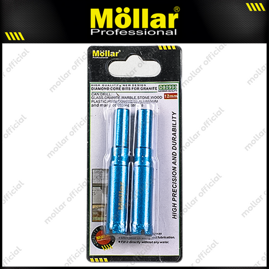 MOLLAR D80990 Mata Bor Granit 12 mm Set 2 pcs / Diamond Core Bit