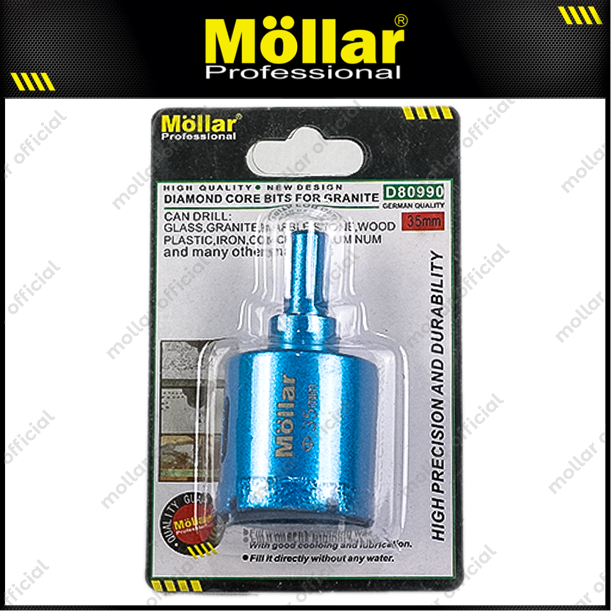 MOLLAR D80990 Mata Bor Granit 35 mm / Diamond Core Bit