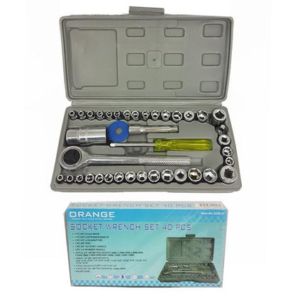 ORANGE 3230-47 Kunci Sok Set 40 pcs Box Plastik
