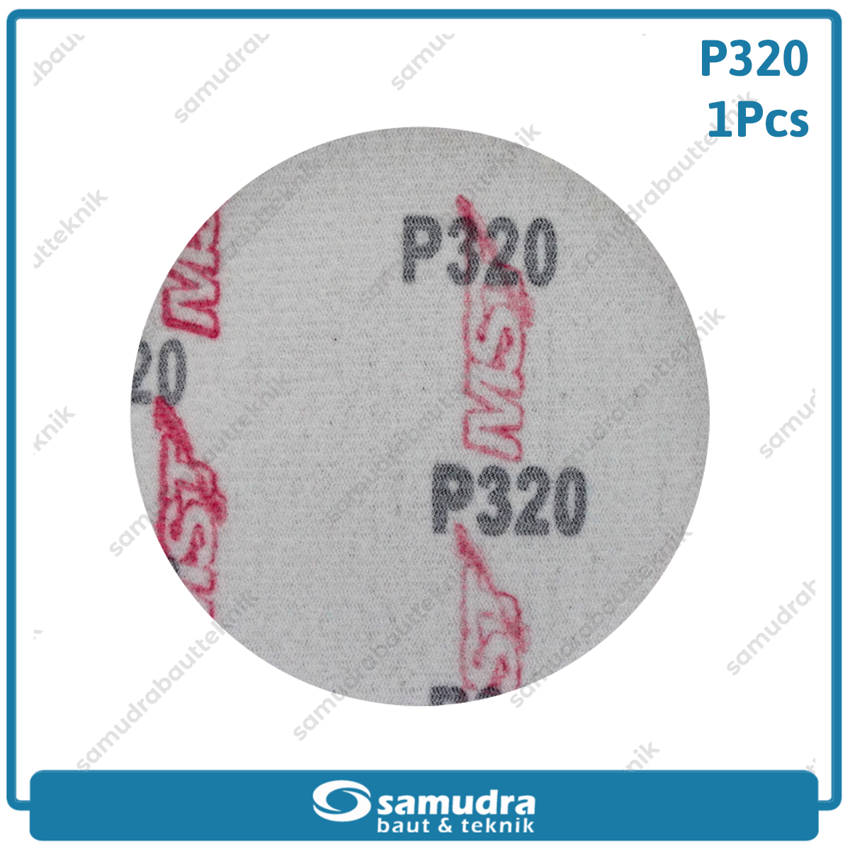 MST MST-YF-VS-432 Amplas Velcro Bulat No. 320 Mesin Gerinda 4"