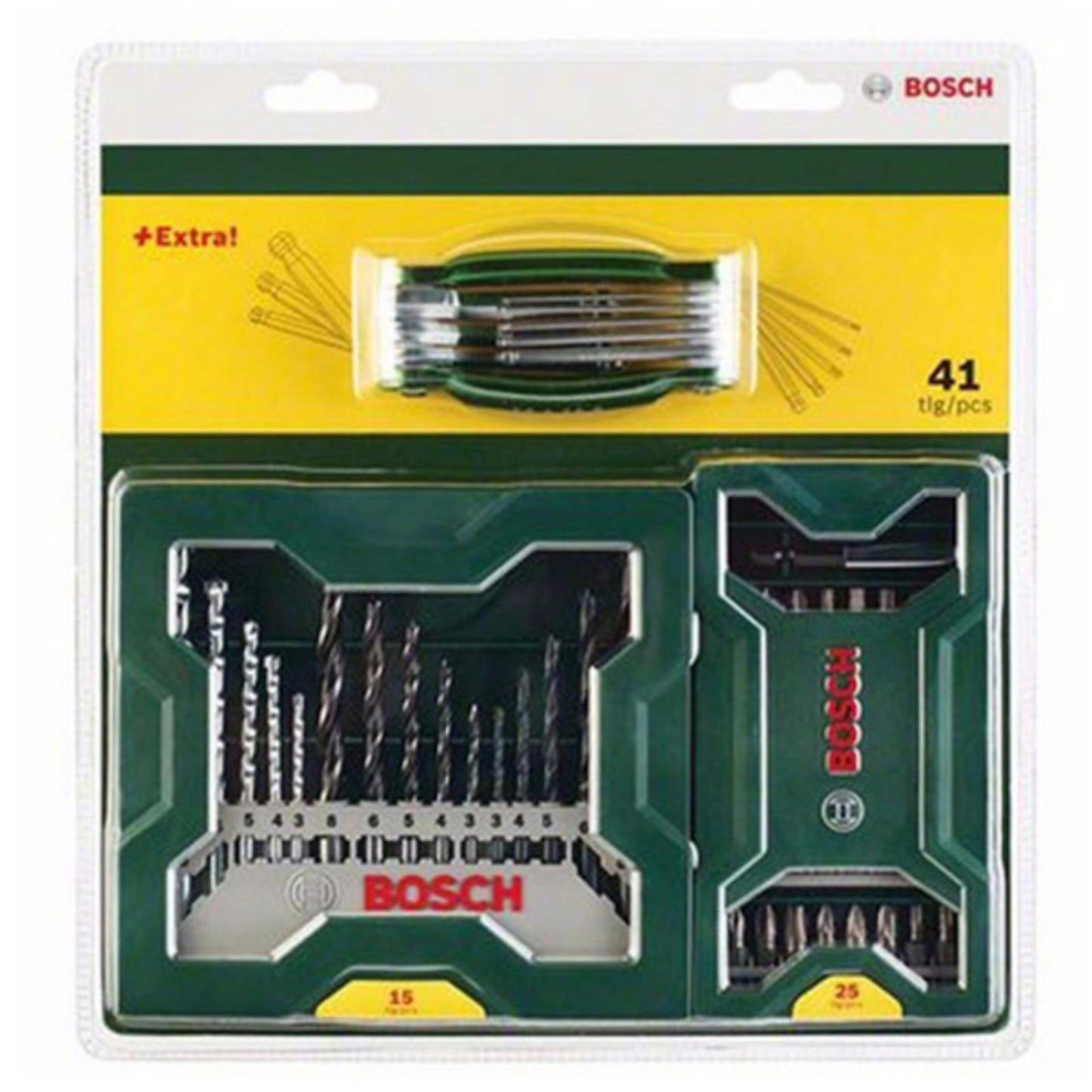 BOSCH 2607017334 Mata Bor Set Kombinasi Set 41 pcs X-Line & Obeng Tangan