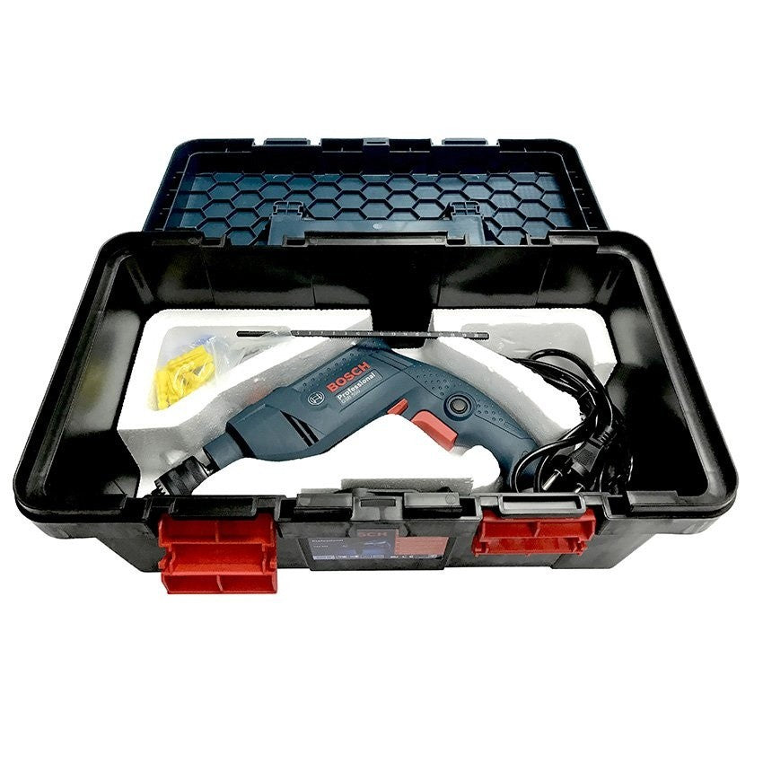 BOSCH GSB550 Freedom Mesin Bor Beton Listrik 13 mm Aksesoris Set Tool Box