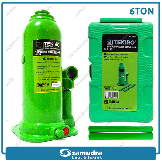 TEKIRO AU-BJ1911 Dongkrak Botol Tipe Baru 6 Ton