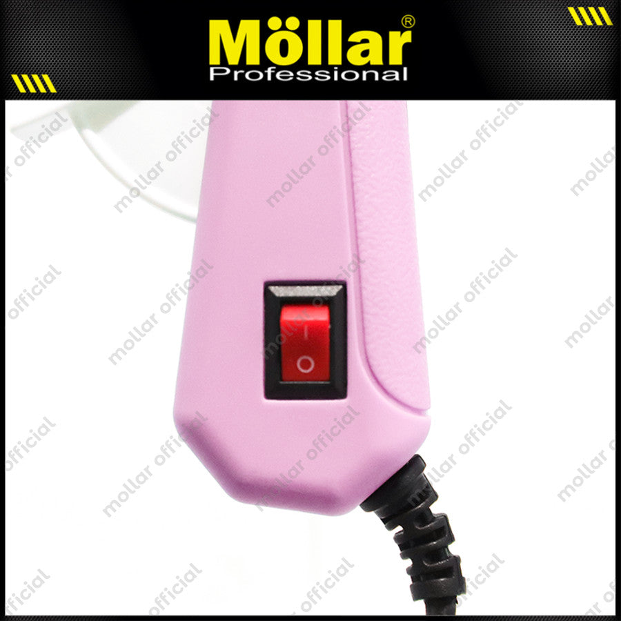 MOLLAR Mesin Lem Tembak Kecil 20 Watt / Glue Gun - Pink