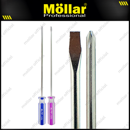 [PAKET] 2 Set BLITZ Obeng Radio 6 Inch Plus Minus 150 Hp Jam Screwdriver