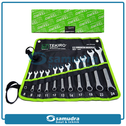 TEKIRO WR-SE0296 Kunci Ring Pas Set 11 pcs (8-24 mm)