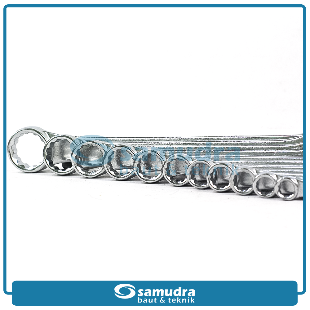 KENMASTER KCRP-190 Kunci Ring Pas Set 11 pcs (8-22 mm)