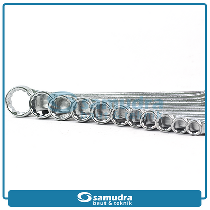 KENMASTER KCRP-190 Kunci Ring Pas Set 11 pcs (8-22 mm)