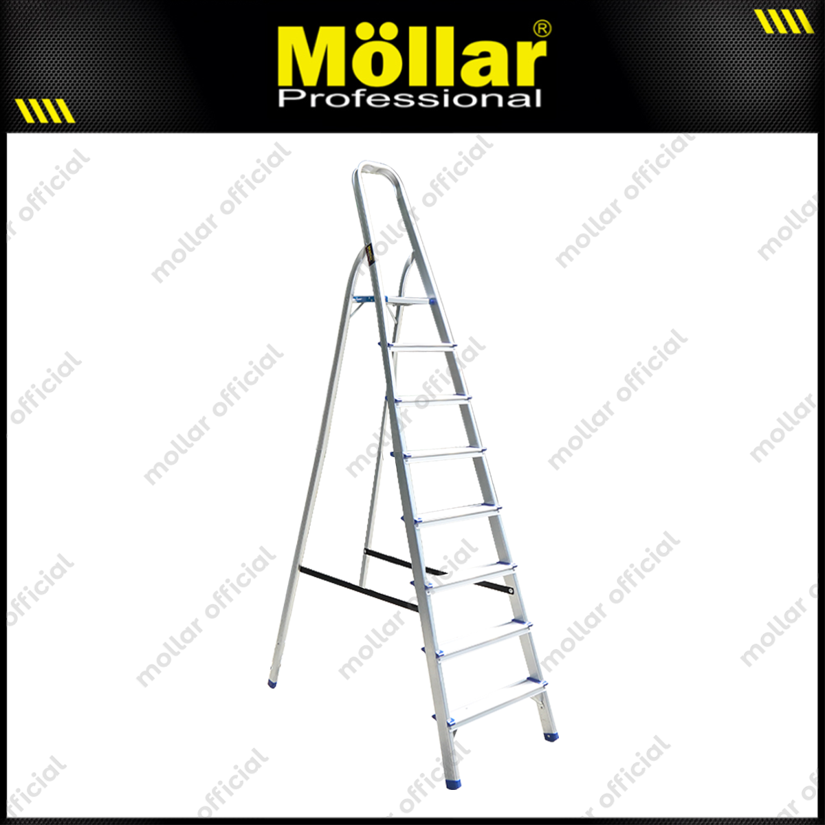 MOLLAR Tangga Rumah Aluminium 8 Step 2.2 meter