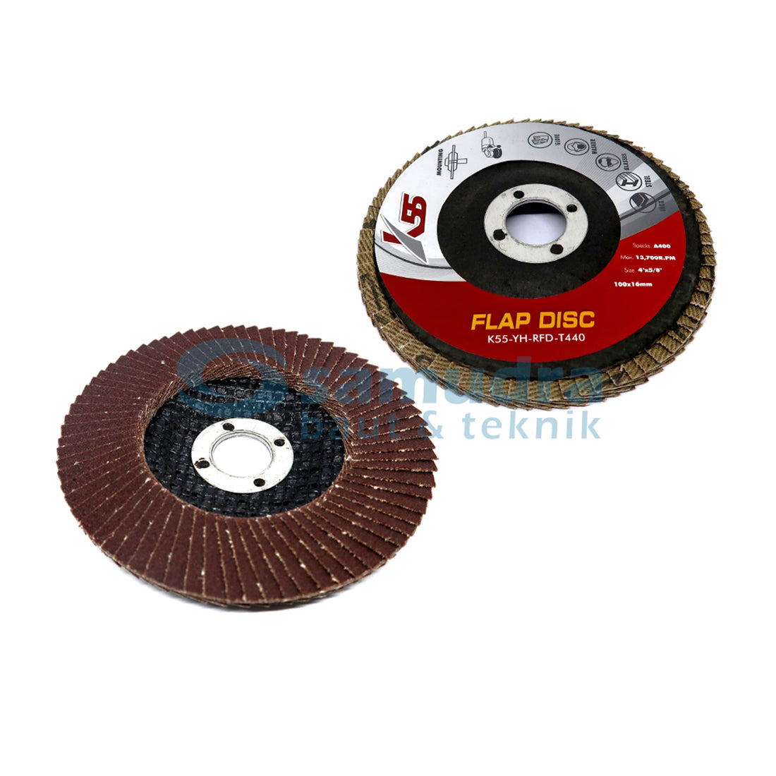 K55 K55-YH-RFD-T440 Amplas Susun No. 400 / Flap Disc