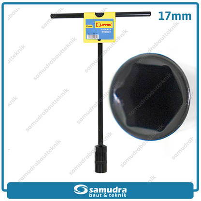 LIPPRO 886-17 Kunci Sok T Hitam 17 mm