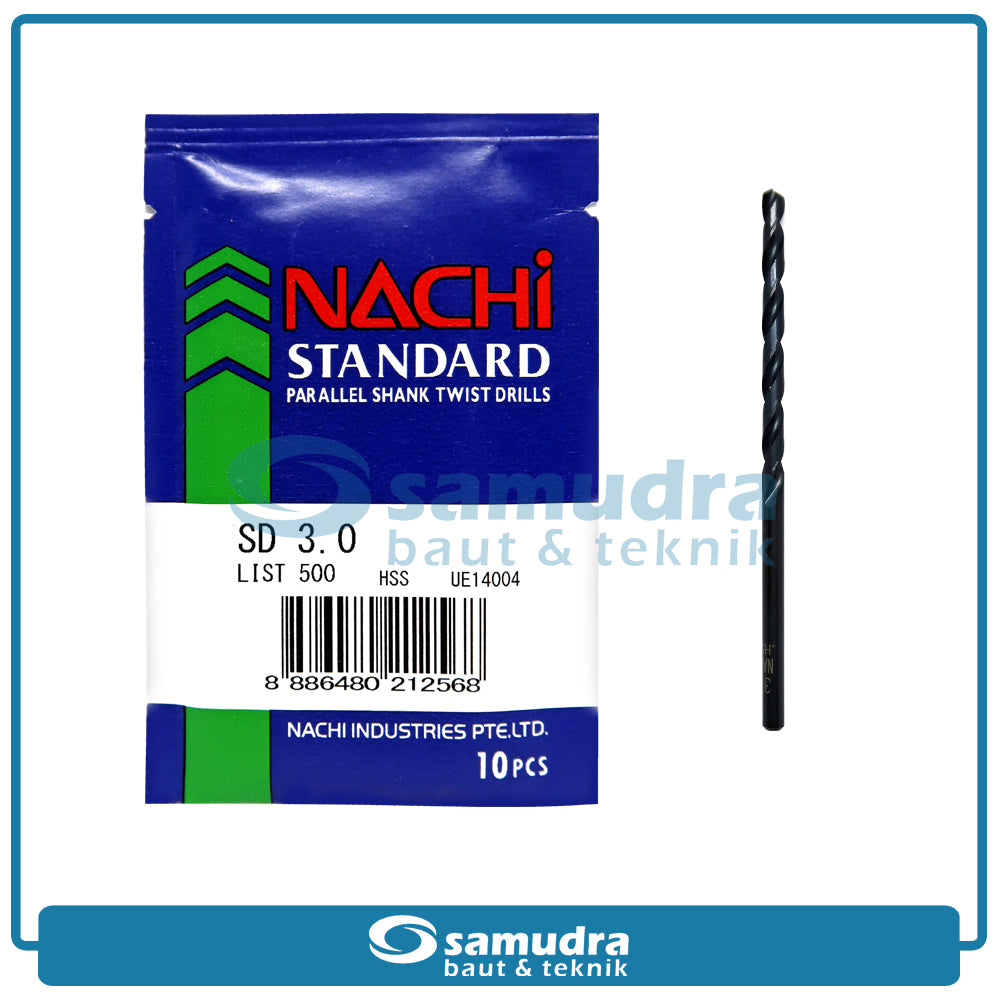 NACHI D500 Mata Bor Besi HSS 3 mm