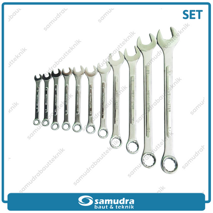 KENMASTER KCRP-191 Kunci Ring Pas Set 11 pcs (8-24 mm)