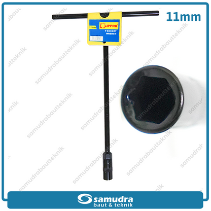 LIPPRO 886-11 Kunci Sok T Hitam 11 mm