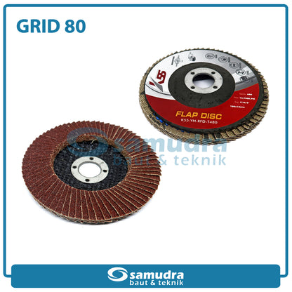 K55 K55-YH-RFD-T480 Amplas Susun No. 80 / Flap Disc