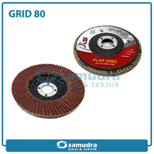 K55 K55-YH-RFD-T480 Amplas Susun No. 80 / Flap Disc