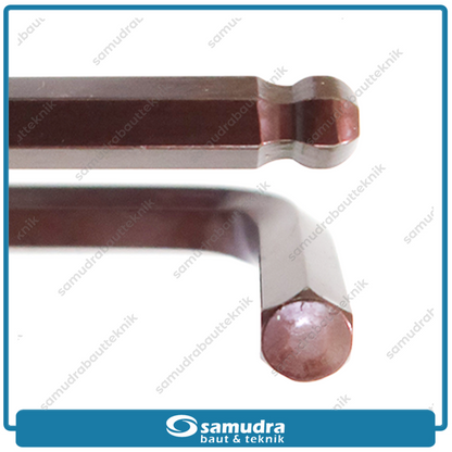 LIPPRO 168LS Kunci L Set Panjang Long Ballpoint 9 Pcs 1.5-10 mm