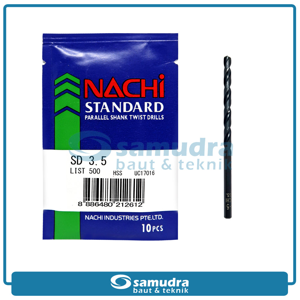 NACHI D500 Mata Bor Besi HSS 3.5 mm