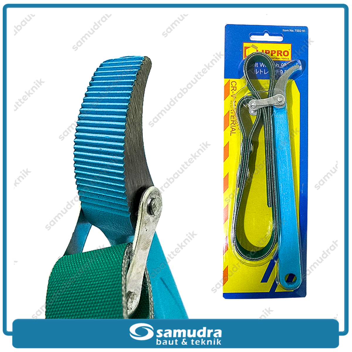 LIPPRO 7502-91 Kunci Filter Oli Sabuk 9"