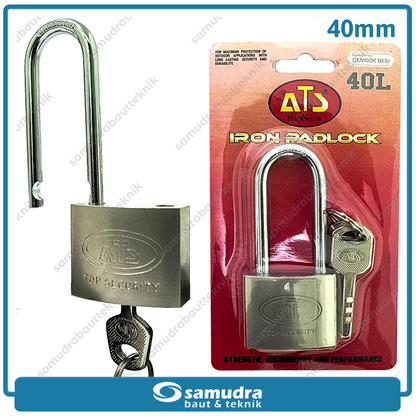 ATS Gembok 40 mm Long / Gembok Besi Leher Panjang