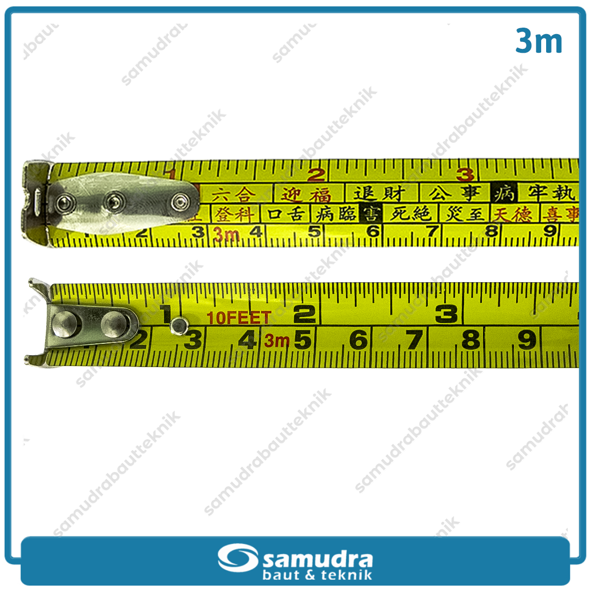 LIPPRO S810-316 Meteran Dua Sisi 3 meter / Feng Shui