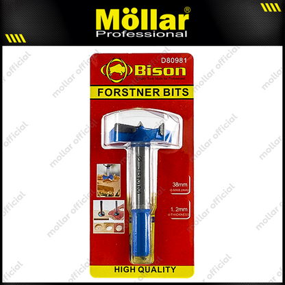 BISON D80981 Mata Bor Kayu Engsel Sendok 38 mm / Forstner Bit