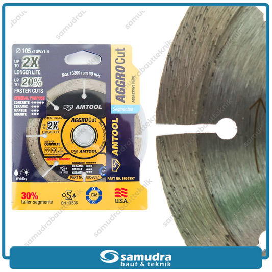 AMTOOL 8959357 Diamond Wheel 4" Aggro Cut