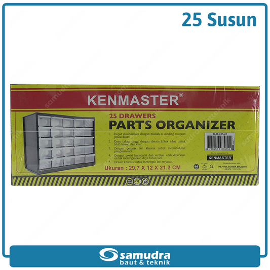 KENMASTER RAK-016 Rak Susun 25 pcs / Rak Drawer 25 Slot