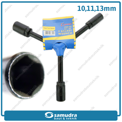 LIPPRO 881-03 Kunci Sok Y Pendek 10-11-13 mm