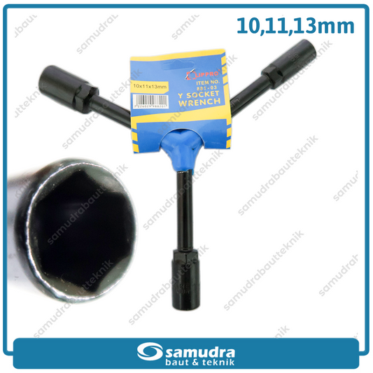 LIPPRO 881-03 Kunci Sok Y Pendek 10-11-13 mm