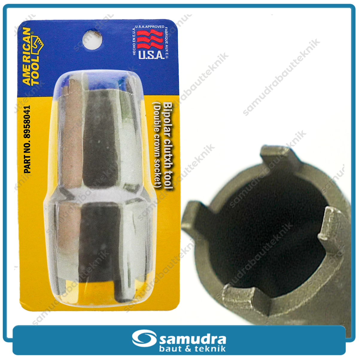 AMERICANTOOL 8958041 Kunci Mahkota Tipe A / Double Crown Socket