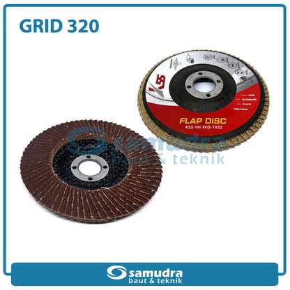 K55 K55-YH-RFD-T432 Amplas Susun No. 320 / Flap Disc