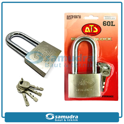 ATS Gembok 60 mm Long / Gembok Besi Leher Panjang