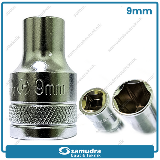LIPPRO 3101M-9 Mata Sok 1/2" 6PT 9 mm
